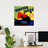 Poster Mornin Juge Grapefruit et Oranges (Bureau à domicile)