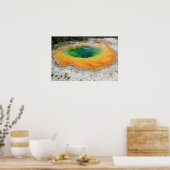 Poster Morning Glory Pool, Yellowstone Nationa... (Cuisine)