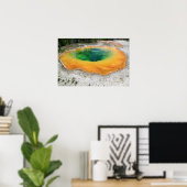 Poster Morning Glory Pool, Yellowstone Nationa... (Bureau à domicile)