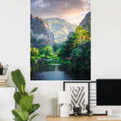 Poster Morning Light Through the Canyon (Bureau à domicile)