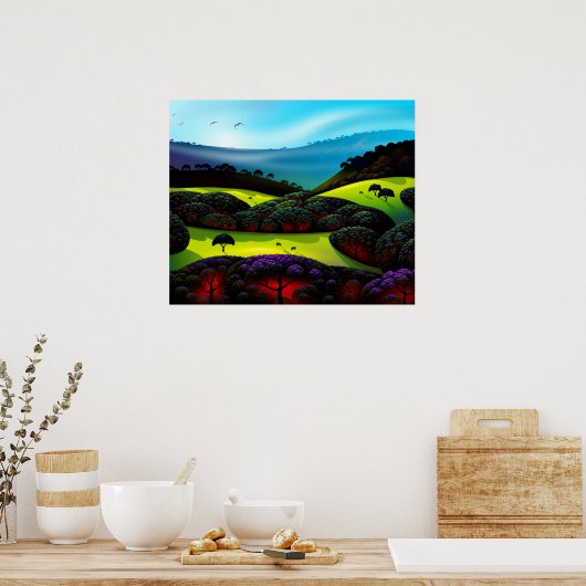 Poster Morning Mist (Cuisine)