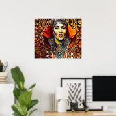 Poster Moroccan Amazigh Beauty V3 (Bureau à domicile)