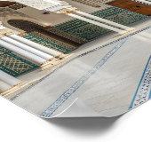 Poster Moroccan Palace Courtyard with Fountain (Coin)