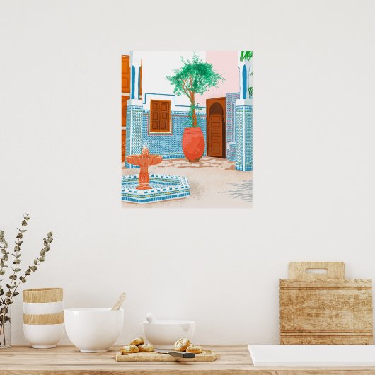 Poster Moroccan Villa (Cuisine)