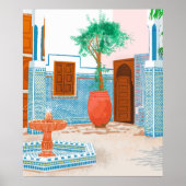 Poster Moroccan Villa (Devant)