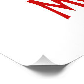Poster Morocco and Moroccan Flag with Your Name (Coin)