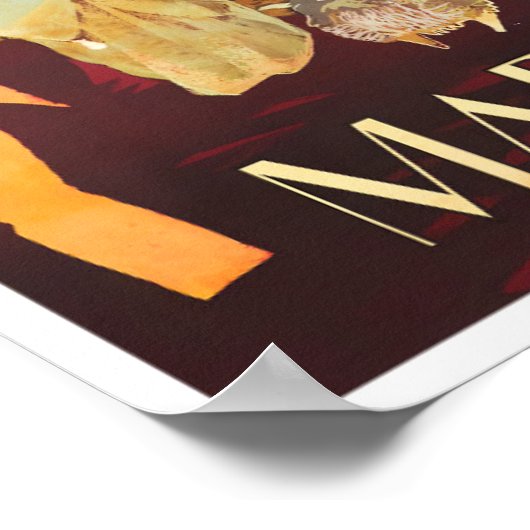 Poster Morocco vintage (Coin)