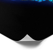 Poster Morpho Butterfly in the Dark Background (Coin)