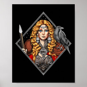 Poster Morrigan Déesse Mythologie Celtique Pagan Deity Of