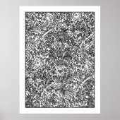 Poster Morris Indian Pattern (Voorkant)