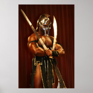 Poster Morris Mendez en tant que gladiateur