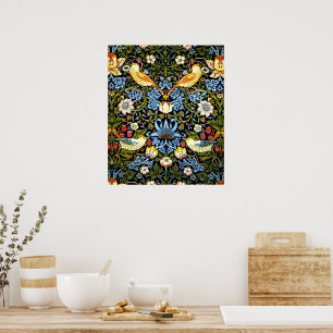 Poster Morris - Strawberry Thief,