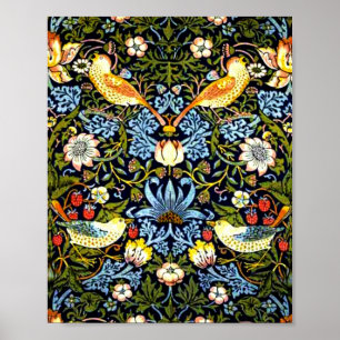 Poster Morris - Thief aux fraises