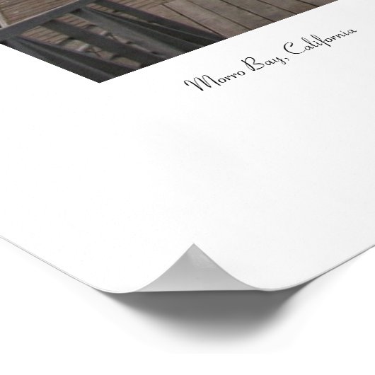 Poster Morro Bay, Californie (Coin)