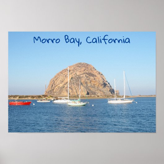 Poster Morro Rock, Californie (Devant)