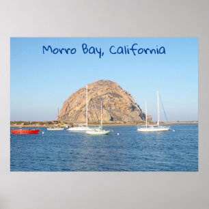 Poster Morro Rock, Californie