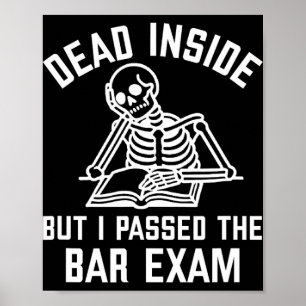 Poster Mort à l'intérieur mais j'ai réussi l'examen du ba