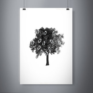 Poster Mort Comme Moi Toilet Seat Tree