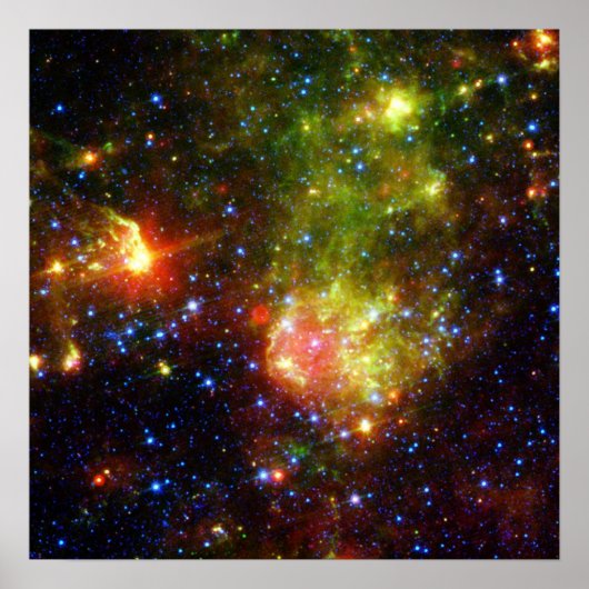 Poster Mort de Dusty de l'étoile massive NASA (Devant)