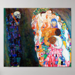 Poster Mort et vie, Gustav Klimt<br><div class="desc">Gustav Klimt (14 juillet 1862 - 6 février 1918) était un peintre symboliste autrichien et l'un des membres les plus importants du mouvement de sécession de Vienne. Klimt est réputé pour ses peintures, ses peintures murales, ses croquis et autres objets d'art. En plus de ses oeuvres figuratives, qui comprennent des...</div>