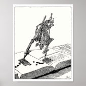 Poster Mort marche sur pilotis (Devant)