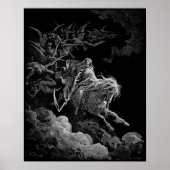 Poster Mort sur le cheval pâle Gustave Dore (Devant)