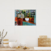 Poster Mortier et pilon en pharmacie (Cuisine)
