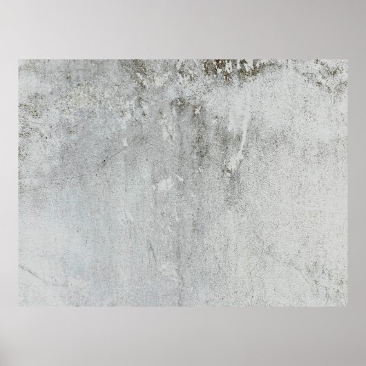 Poster Mortier mur gris vieilli blanc noir (Devant)