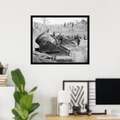 Poster Mortiers du littoral à Yorktown, VA 1862 (Bureau à domicile)