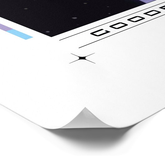 Poster Morty Goodbye Moonmen Citation Graphique (Coin)