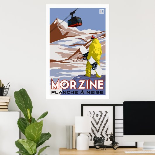 Poster Morzine (Bureau à domicile)