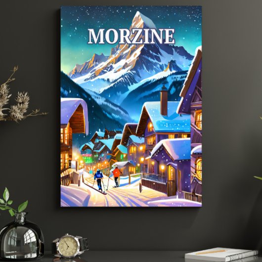 Poster Morzine, bijou des Alpes françaises