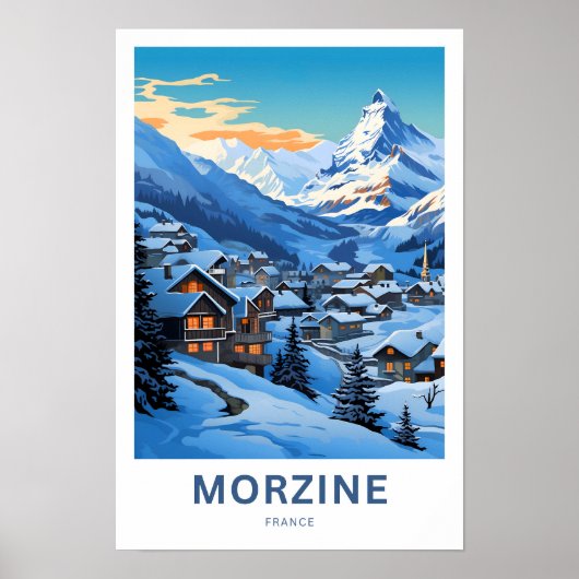 Poster Morzine France Imprimer (Devant)