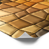 POSTER MOSAIC FOX (Coin)