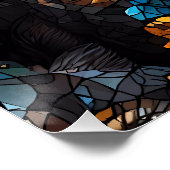 Poster Mosaic Leopard Majesty (Coin)