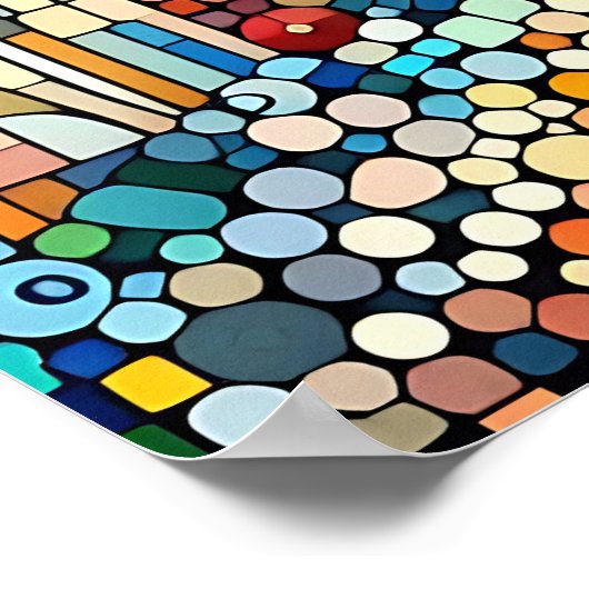 Poster Mosaic Marine (Coin)