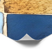 Poster Mosaic reminiscent of traditional Moroccan styles, (Coin)