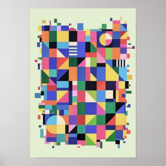 Poster Mosaic Spectrum (Devant)