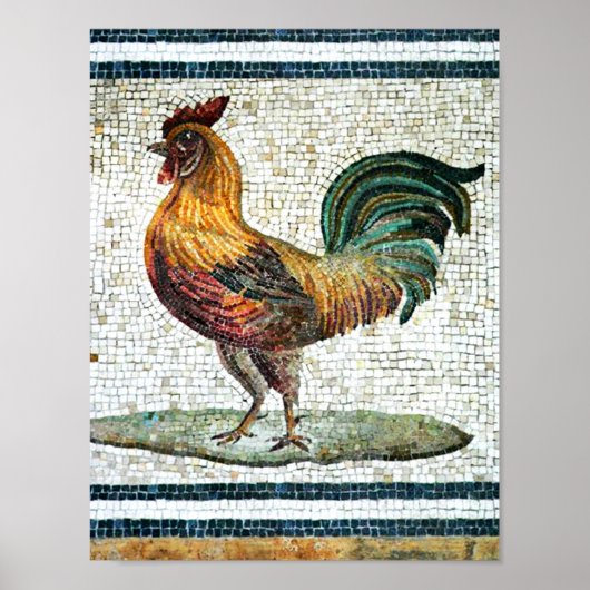 Poster MOSAICS DE ROMAN Antique (Devant)