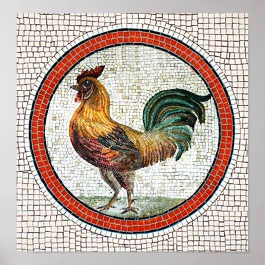 Poster MOSAICS DE ROMAN Antique (Devant)