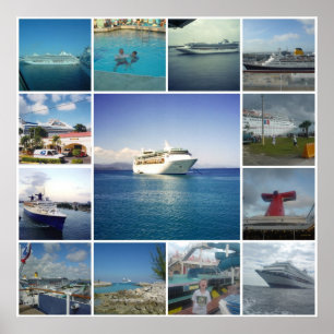Poster Mosaïque de croisière
