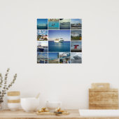 Poster Mosaïque de croisière (Cuisine)