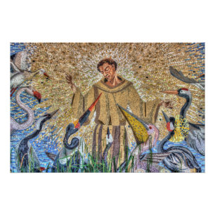 Poster Mosaïque de François d'Assise