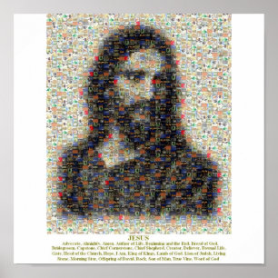 Poster Mosaïque de Jésus