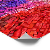 Poster Mosaïque de jeu de plateau Abstrait (Coin)