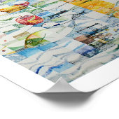 Poster Mosaïque de la Croix (Coin)
