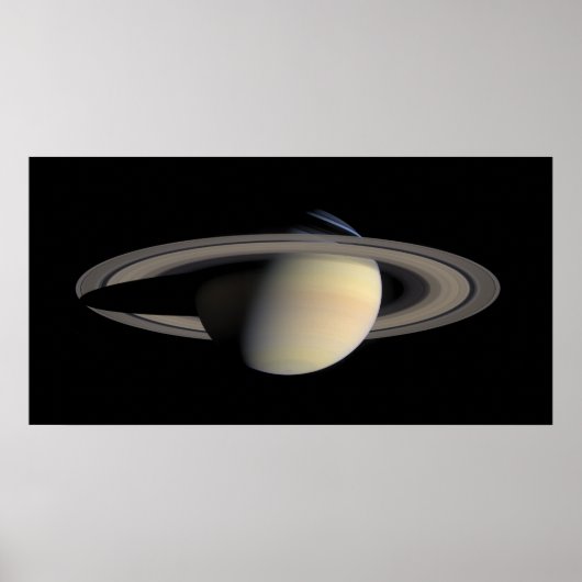 Poster Mosaïque de Saturne vue par Cassini. (Devant)