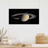 Poster Mosaïque de Saturne vue par Cassini. (Cuisine)