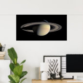 Poster Mosaïque de Saturne vue par Cassini. (Bureau à domicile)