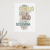 Poster Mosaïque du mot Othello (Cuisine)